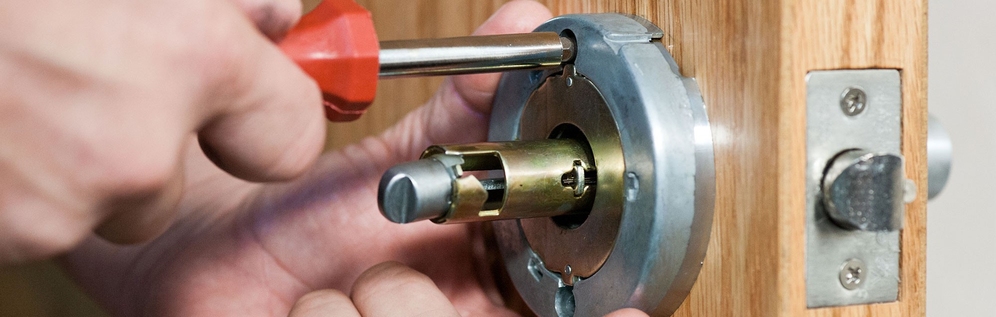 Replacing a door lock